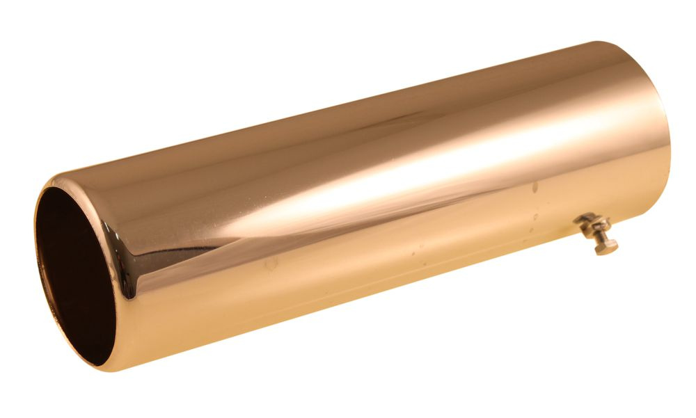 Tail pipe chromed brass 53 mm