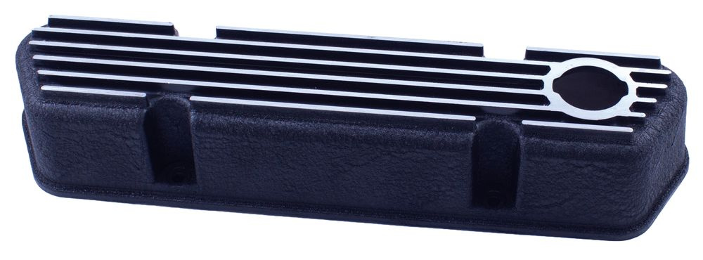 Valve cover B18/B20 alum.black wrinkle