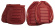 Klädsel Framstolar 1800E/ES  72-73 Rött läder