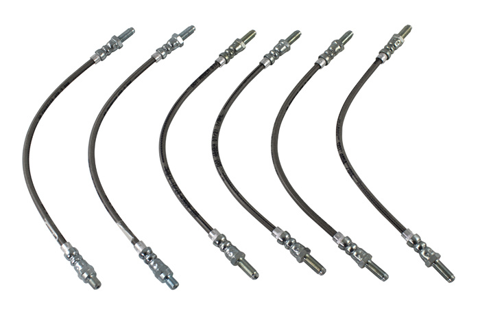 Brake hose kit 122/1800 69-73 steel br.