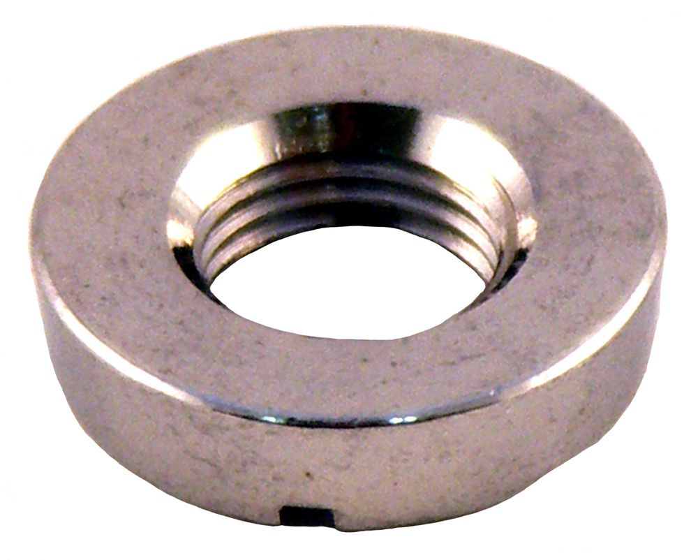 Chromed nut dashboard switch