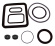 Heater seal kit Volvo P1800 Heater seal kit Volvo P1800