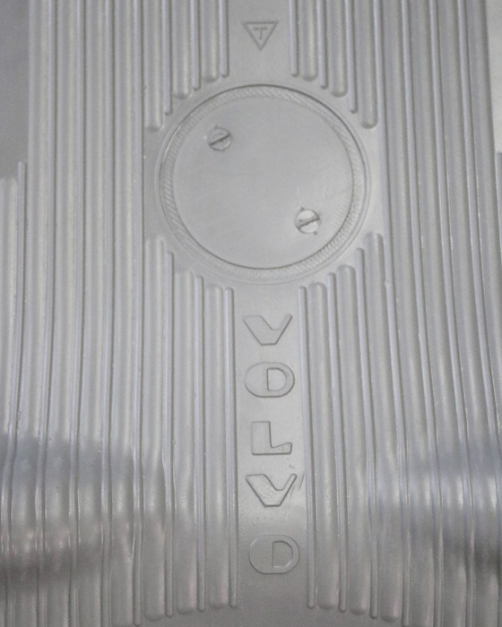 Rubber mat set front 544/210 47-68 grey