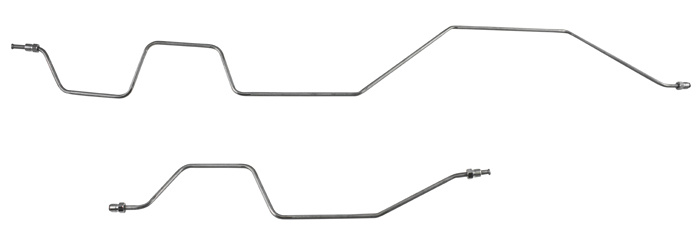 Brake line PV LH/RH rear pair prebent