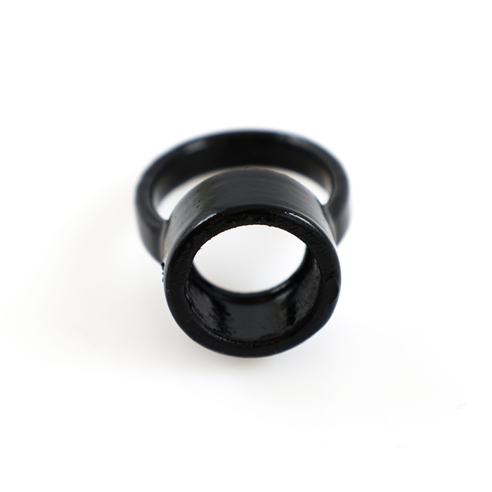 Plastic eyelet hand brake lever