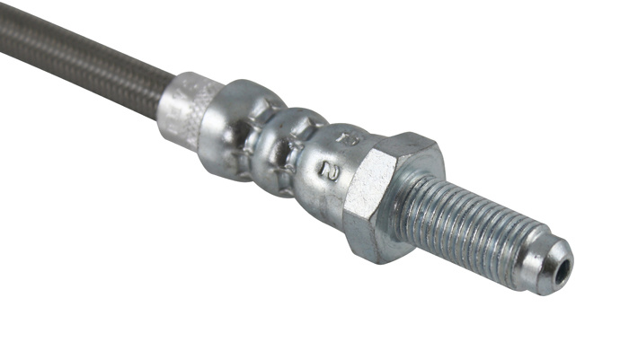 Brake hose 1800 -68 frt, steel braided