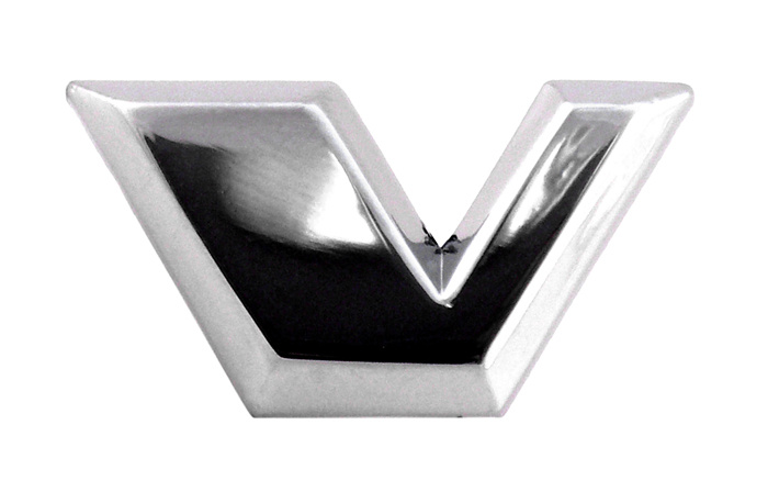 Letter V PV/Duett/Amazon/1800 silver