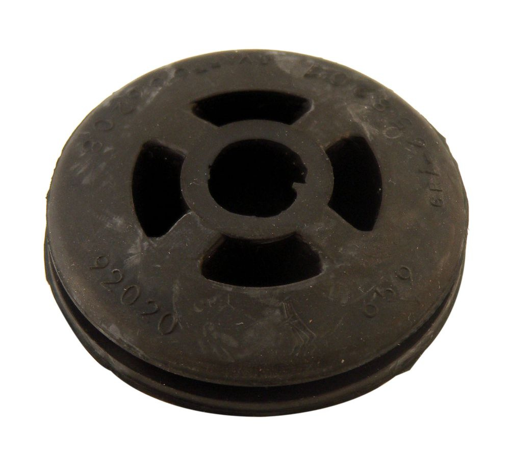 Rubber cushion Exhaust system black