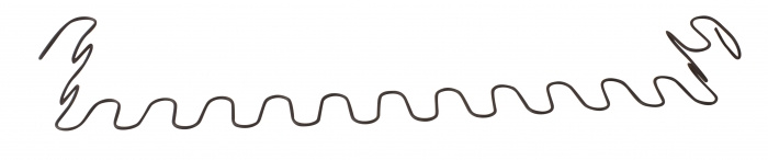 Spring seat back 544/210 62- Outer