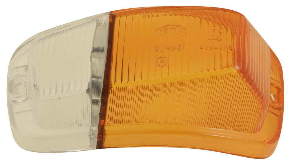 Flasher lens Amazon yellow/white LH