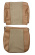 Cover Front seat 544 60-61 light brown