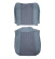 Cover Front seat 544 60-61 blue Cover Front seat 544 60-61 blue