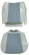 Cover Front seat Amazon 1962 light blue Cover Front seat Amazon 1962 light blue