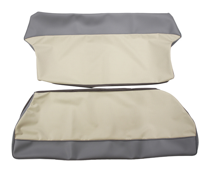 Cover Rear seat 544 61-62 US blue/beige