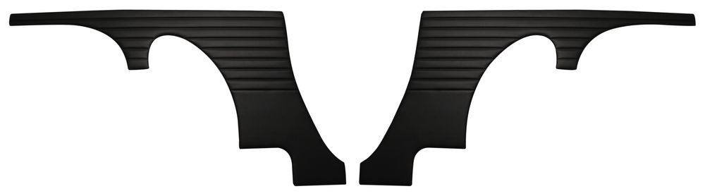 Panel Rear side P1800 1963 black LH/RH