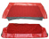 Cover Rear seat 130 2d 1962 red