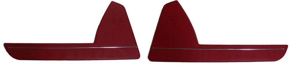 Door panel 1800S/E 64-70 lower red LH