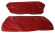 Cover Rear seat 544 63-64 US red