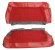 Cover Rear seat 130 2d 63-64 red
