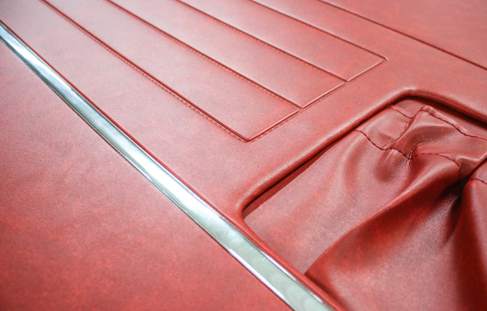 Door panel 130 2d 1964 red LH