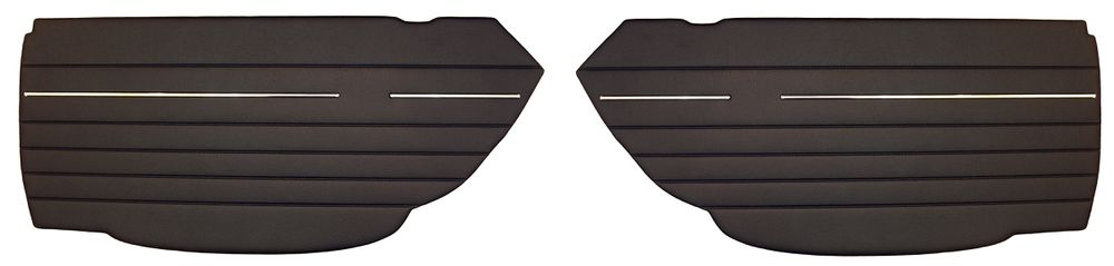 Door panel 1800S/E 64-71 upper black /pr