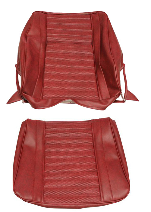 Cover Front seat Amazon 65-66 red