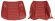 Cover Front seat Amazon 65-66 red