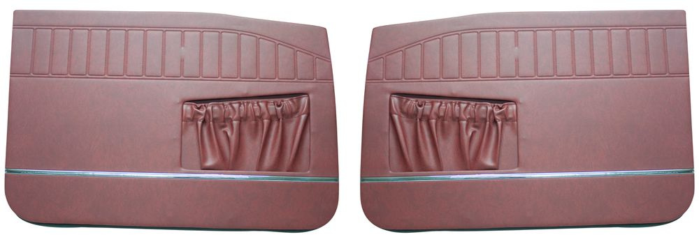 Door panel 122 4d/Wagon 65 front red Pr