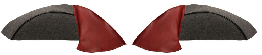 Cover Wheel house 122 Wagon 65-66 red