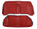 Upholstery rear seat 122 2D 65-8 Br.red Upholstery rear seat 122 2D 65-8 Br.red
