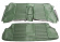 Cover Rear seat 120 2d 66-67 green