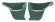 Cover Rear side 120 2d 66-67 green Pair