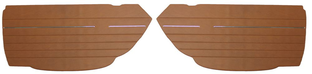 Door panel 1800S 64-69 upper brown pair