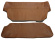 Cover Rear seat 210 66-68 brown
