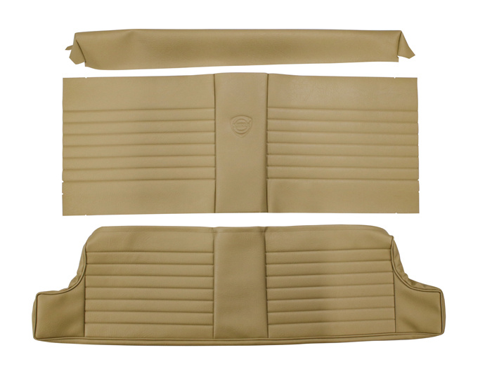 Rear seat upholstery 1800 beige/brown