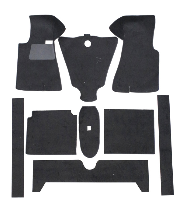 Carpet kit Volvo 140 -71 black