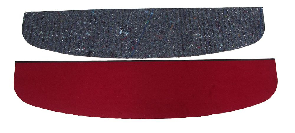 Carpet Hat shelf Volvo 140/164 red