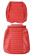 Cover Front seat Amazon 2d 1970 red