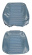 Cover Front seat Amazon 2d 1970 blue Cover Front seat Amazon 2d 1970 blue