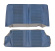 Cover Rear seat 120 2d 1970 blue