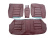 Cover Re seat 164 70-74 maroon ch#22323- Cover Re seat 164 70-74 maroon ch#22323-