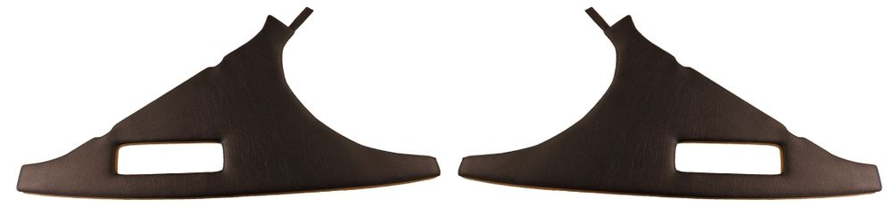 Panel C/D-pillar 1800E 1972 black Pair