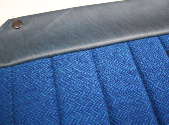 Cover Front seat bottom 140 1973 blue