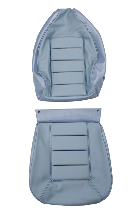 Cover Front seat ES 1973 blue Leather