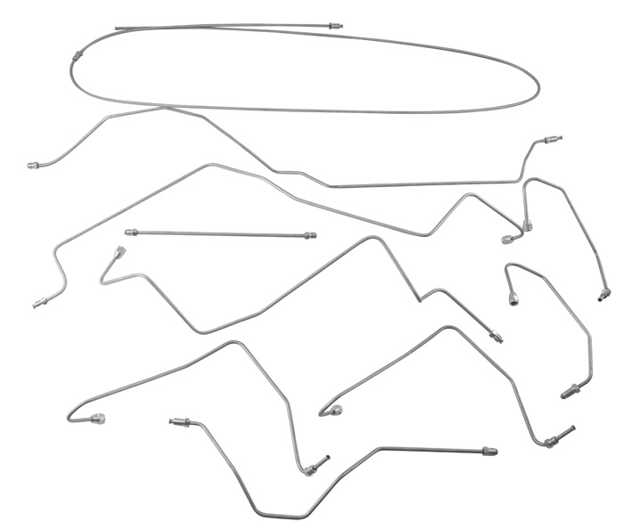 Brk line kit 122 67-68 (ex 68US) w/o P/B