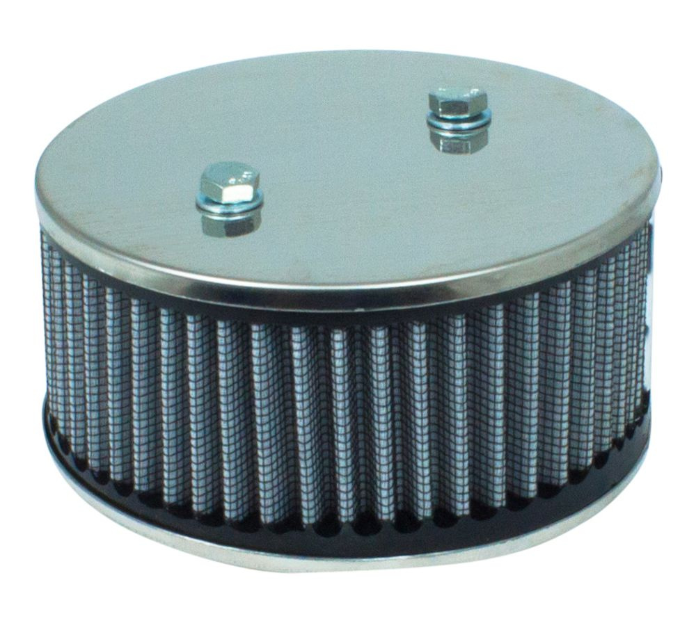 Air filter SU 2-bolt Hi-Perf,stainl.high