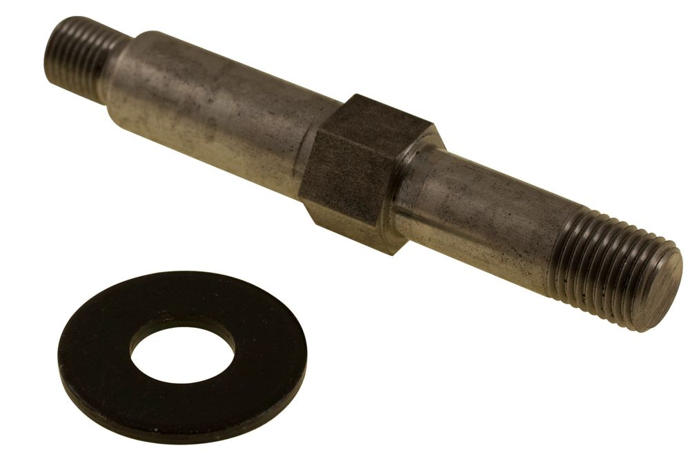 Shock absorber bolt lower with washer