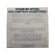 Decal Odometer Notice Decal Odometer Notice