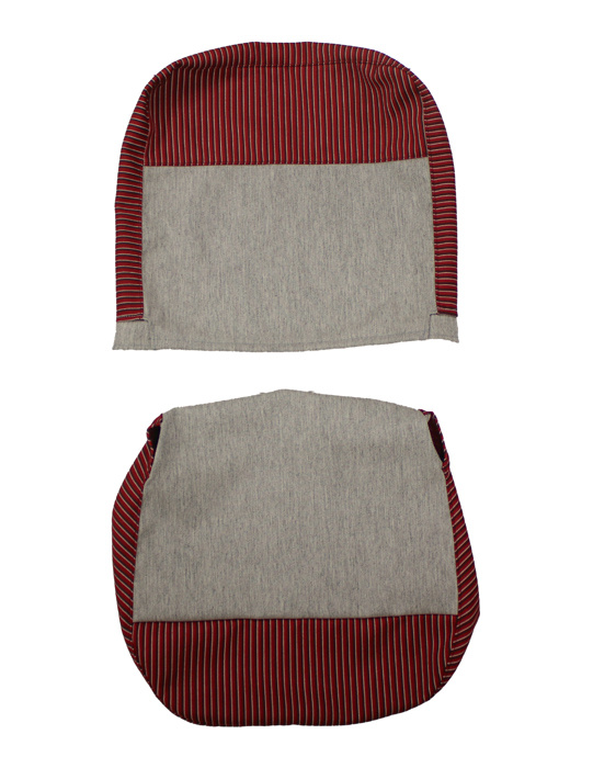 Cover Front seat 444 51-55 red/grey