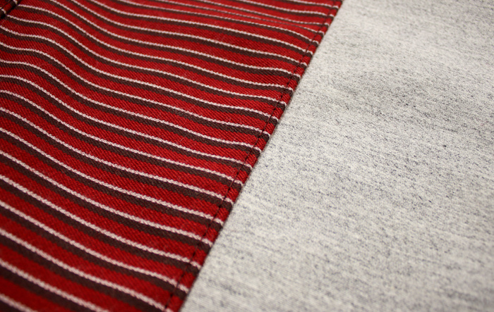 Cover Front seat 444 51-55 red/grey